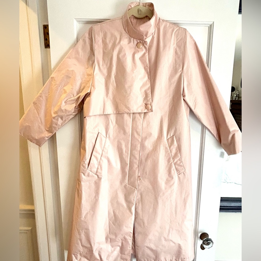 Fleet Street Vintage Pink / Blush Trench Coat